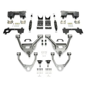 2007-2016 GM1500 (CAST) 5/7 LOWERING KIT EXTENDED/CREW CAB  W/ BOLT ON C-NOTCH