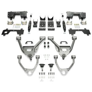 2007-2016 GM1500 (CAST) 5/7 LOWERING KIT SINGLE CAB W/ BOLT ON C-NOTCH