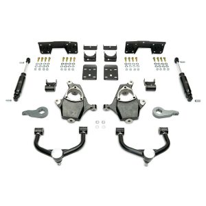 1999-2006 (2007 Classic) GM 4WD 3/5 LOWERING KIT W/ BOLT ON C-NOTCH