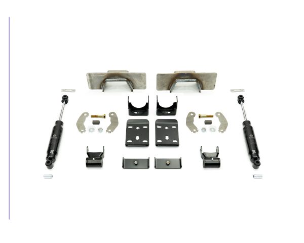 1988-1998 C1500 5" REAR LOWERING KIT W/ WELD ON C-NOTCH