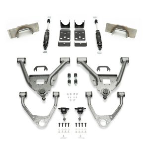 2007-2016 GM1500 (CAST) 5/7 LOWERING KIT EXTENDED/CREW CAB  W/ WELD ON C-NOTCH